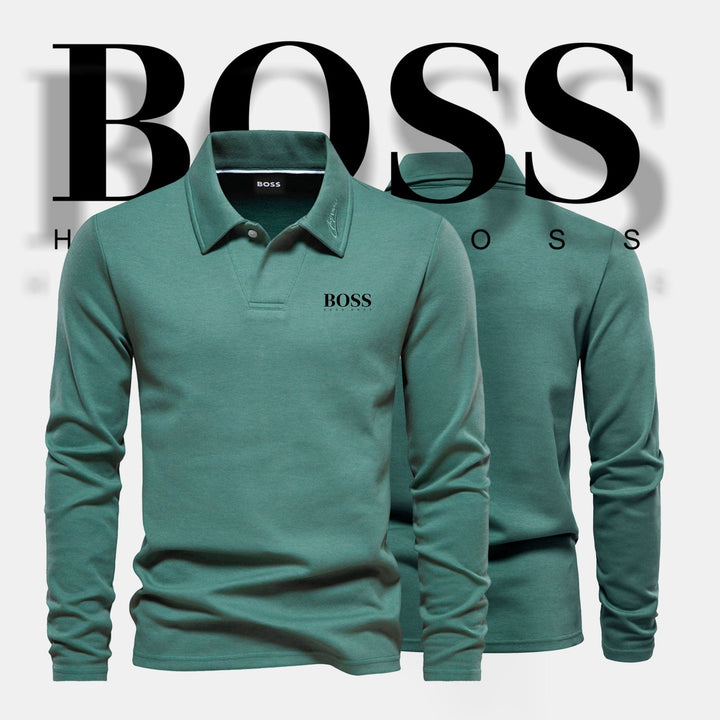 Long-Sleeve Polo Shirt