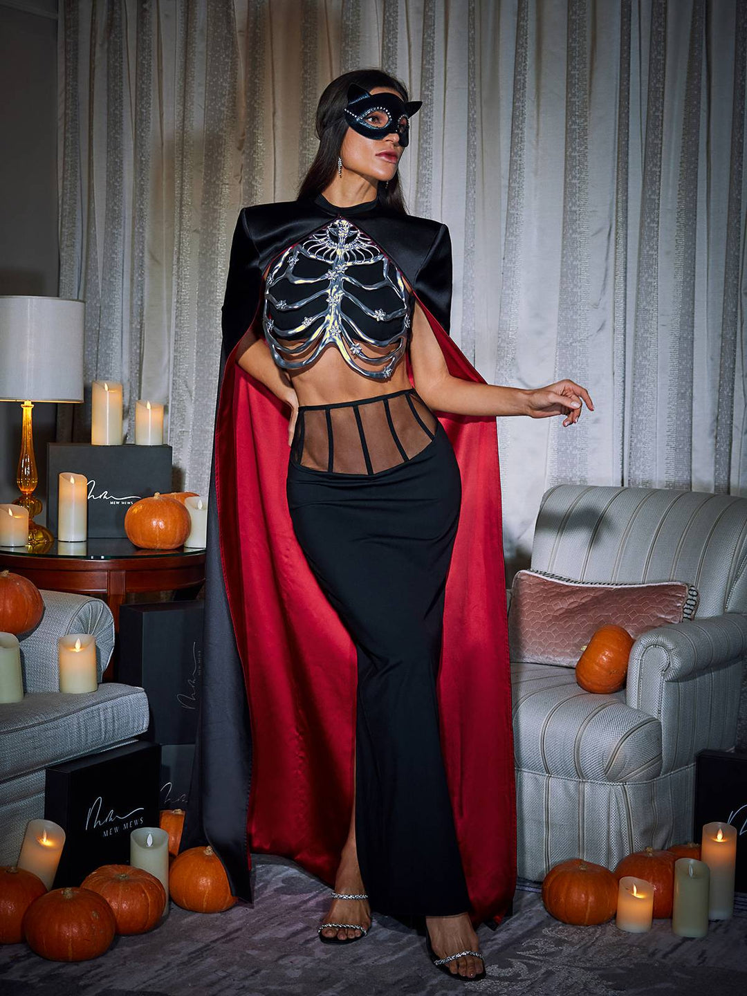 Ivara Skeleton Hollow Armor Top