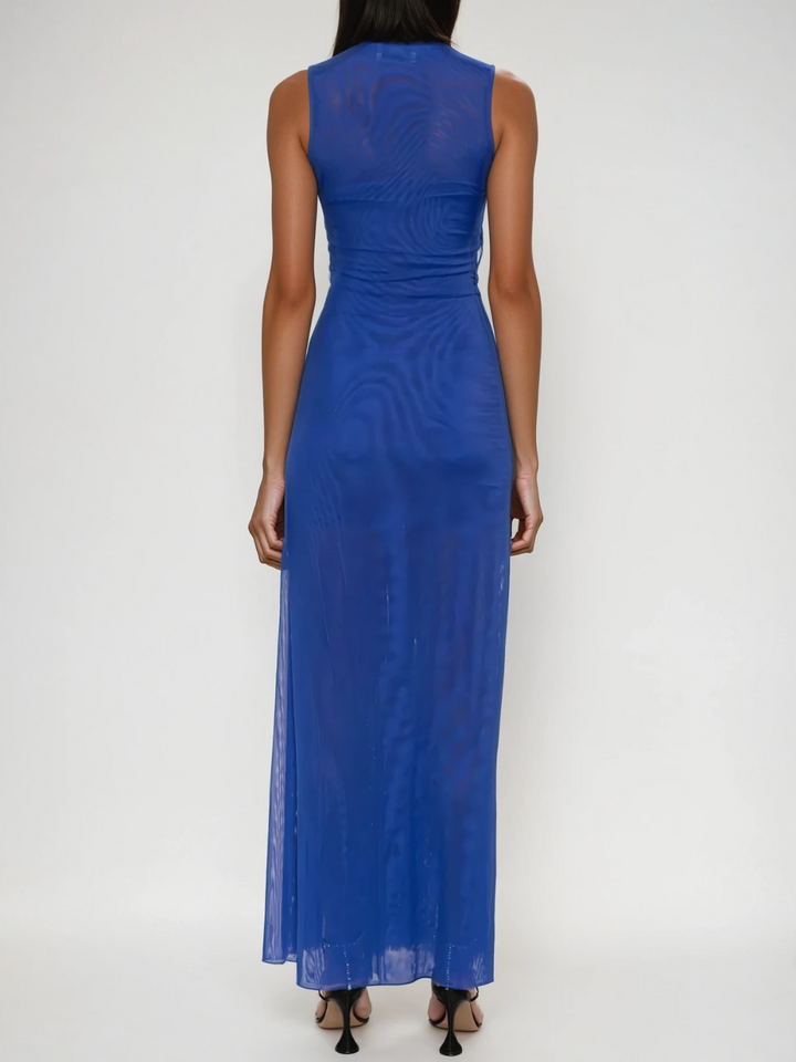 Lindiwe Sleeveless Weave Maxi Dress
