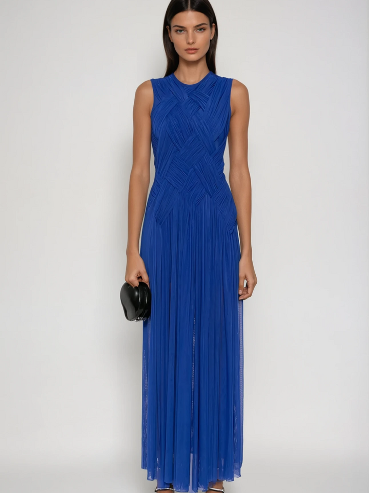Lindiwe Sleeveless Weave Maxi Dress