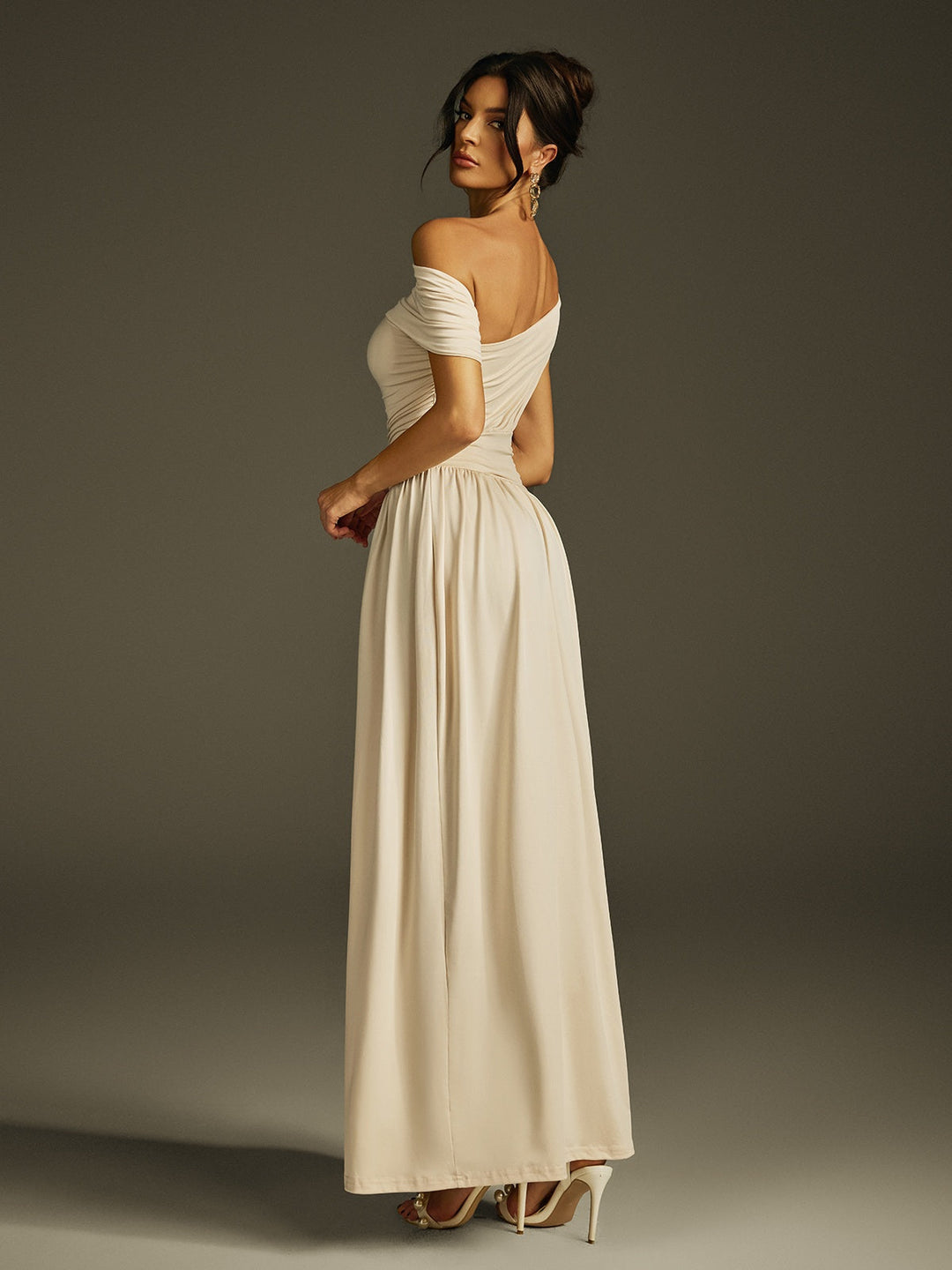 Saldor Sleeveless Cutout Split Maxi Dress