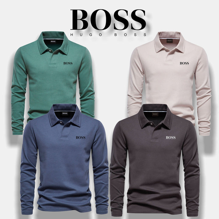 Long-Sleeve Polo Shirt